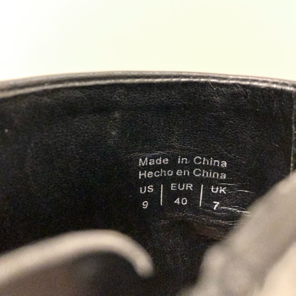 ALDO high heel leather ankle boots. EU 40/US9 - Picture 4 of 4